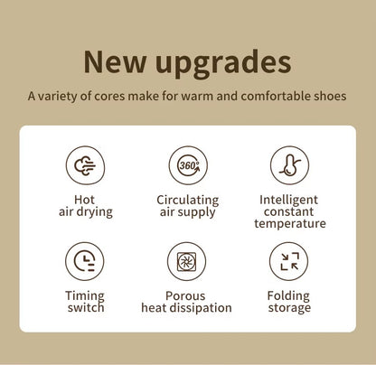 SmartFold Shoe Dryer – QuickDry 3D Airflow